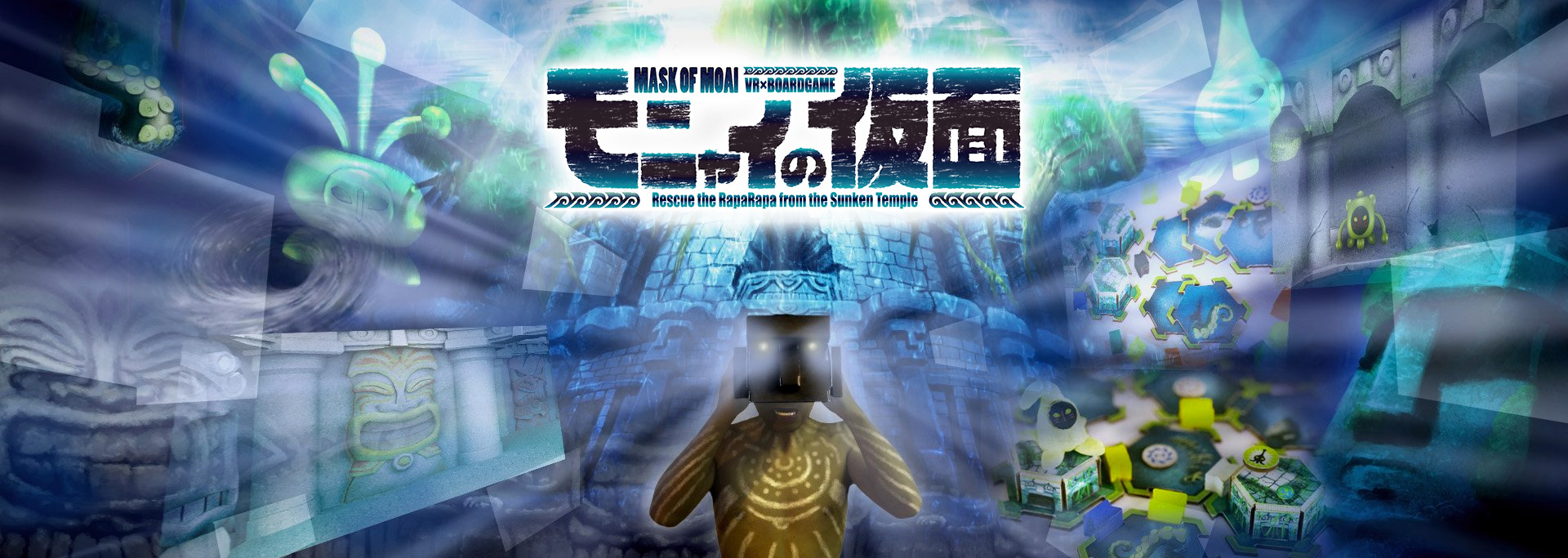 Mask of Moai: A Mysterious Temple Exploration VR Board Game