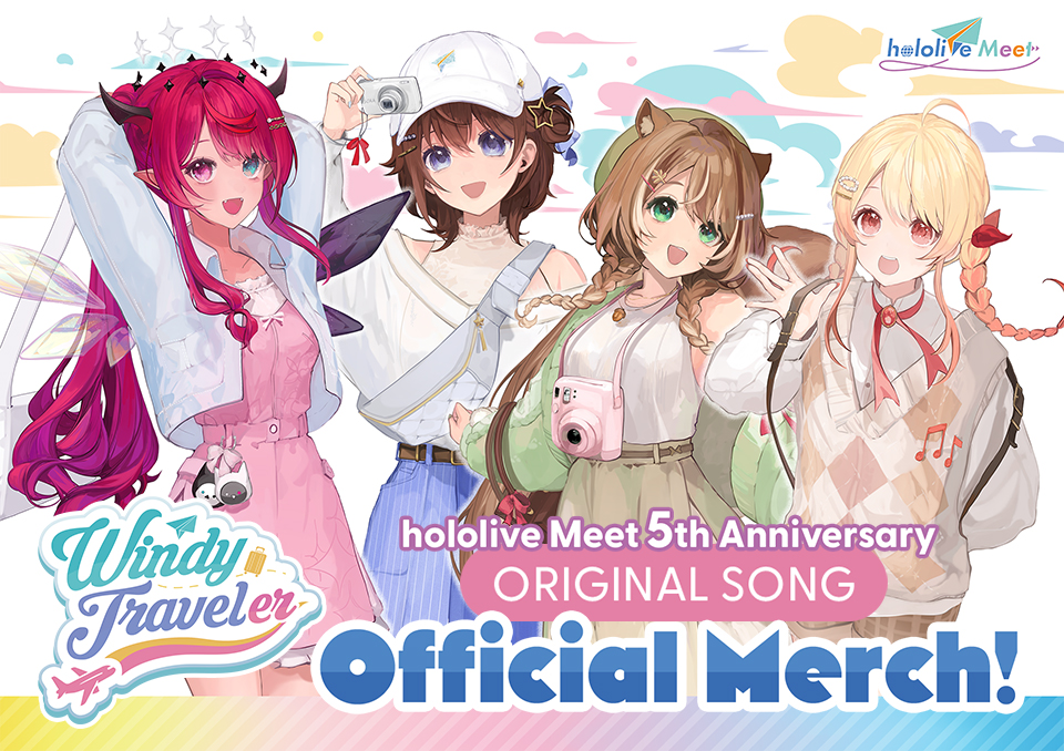hololive Meet 5th Anniversary Original Song Official Merch!