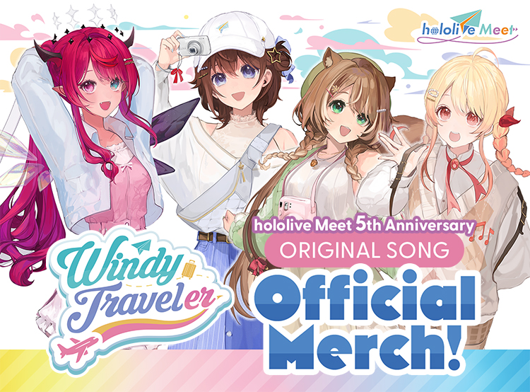 hololive Meet 5th Anniversary Original Song Official Merch!