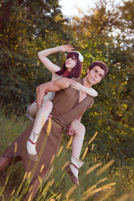 Yuzuriha Ogawa and Taiju Oki (Dr. Stone) Cosplay by Calssara