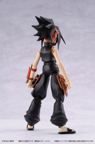 A figure of Yoh Asakura, main character of Shaman King