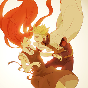 Minato and Kushina from NARUTO
