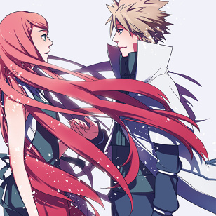 Minato and Kushina from NARUTO