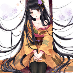 Kuzu-mochi topped with kuromitsu and kinako