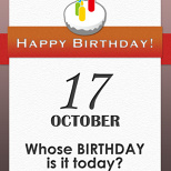 Whose BIRTHDAY is it today? (3/7)