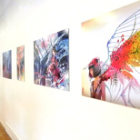 Exhibition of Fuzichoco's Work at Unitec's Snowhite Gallery, New Zealand. (7/8)