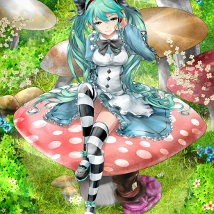 Hatsune Miku in Wonderland