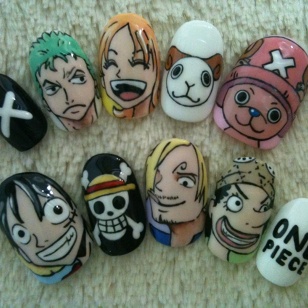 One Piece Nails!!!!