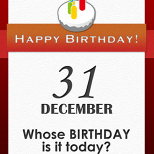 Whose BIRTHDAY is it today? (5/7)