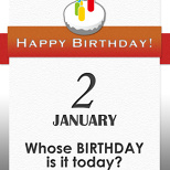 Whose BIRTHDAY is it today? (7/7)