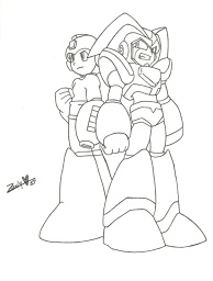 Megaman and Bass