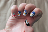 Mawaru Penguindrum nails