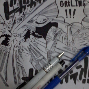 luffy gomu gomu no gatling 