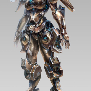 Avatar design (Heavy armor) female suit