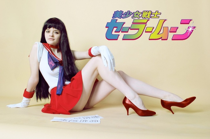 Cosplay sailor Mars