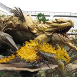 Chenille wire art § Queen of the Land Gold Rathian! Rioreia Rare Species § (7/10)