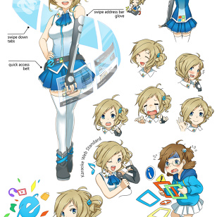 Character Design - Aizawa Inori
