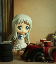 Menma at Super Peace Busters HQ