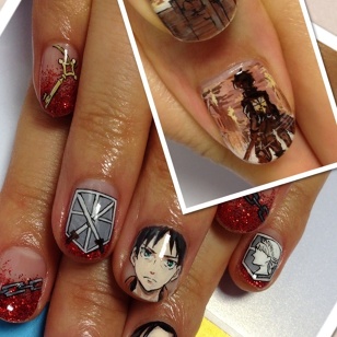 Attack on titan. ITA-nail.