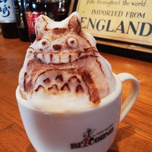 3D Latte Art "Totoro"
