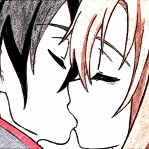 Kirito and asuna (redrawn)