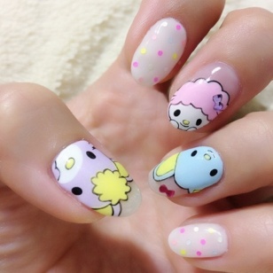 My Melody friends Nail art