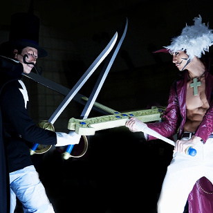 Vista vs Mihawk [ONE PIECE]