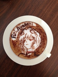 latte art~Rei Ayanami~