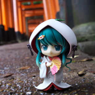 In Fushimi-Inari Taisha Shrine.