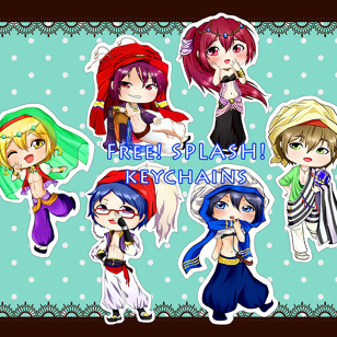 Free! Splash! - Chibis