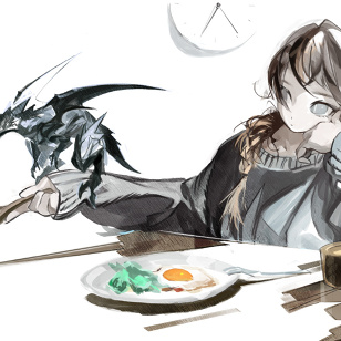 Breakfast with My Dragon