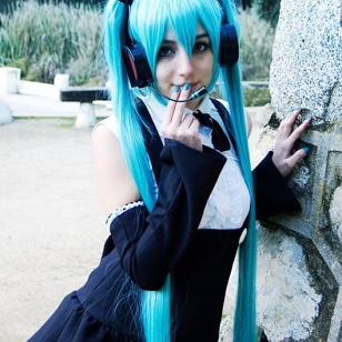 Hatsune Miku Gothic style