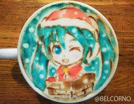 Latte Art [Hatsune Miku] Christmas Version