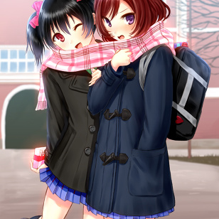 Valentine with Niko & Maki