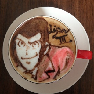 latte art~lupin~