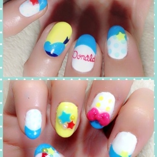 Donald Duck Nails ♪
