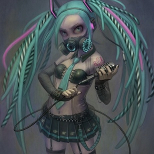Cyber Goth Miku