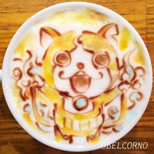 Latte Art [Jibanyan] Youkai Watch