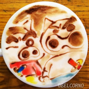 Latte Art [Crayon Shin-chan]