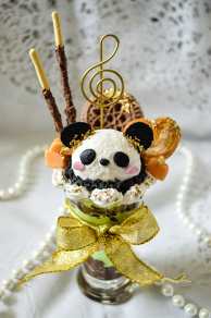 Panda Green Tea Parfait 