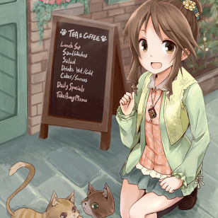 At the Cafe on the Corner