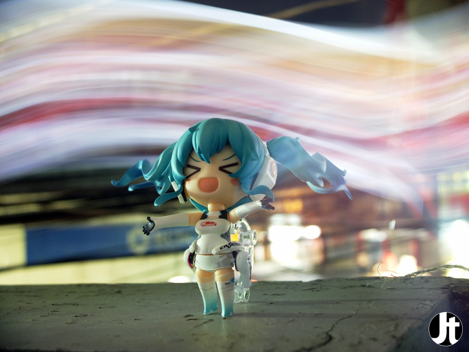 Racing Miku (2014) and lights