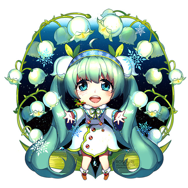 hatsune miku snow bell