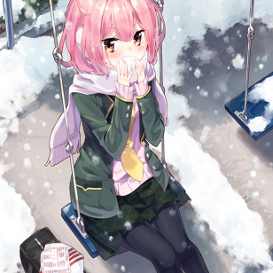 At the park in winter