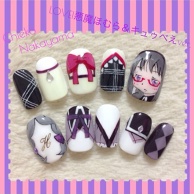 Madoka Magica Nail Art