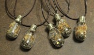 Light Bulb Necklaces