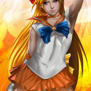 Sailor Venus transformation!