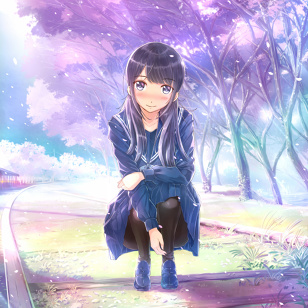 Girl of Cherry blossoms