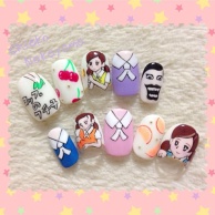 Fuchico on the Cup Nails