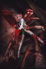 Saya Takagi (Highschool of the Dead) Cosplay by Calssara